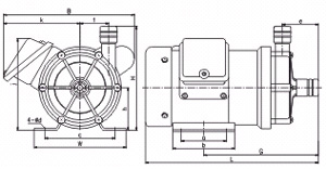 MP系列微型磁力驅(qū)動(dòng)循環(huán)泵(安裝尺寸)