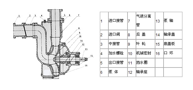 ZWL直聯(lián)式自吸無堵塞排污泵(結(jié)構(gòu)圖紙)